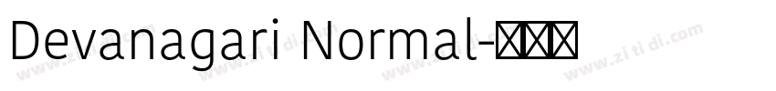 Devanagari Normal字体转换